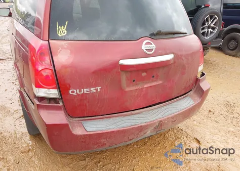 2007 Nissan Quest 3.5 z USA, uszkodzony, nr VIN 5N1BV28U77N129245